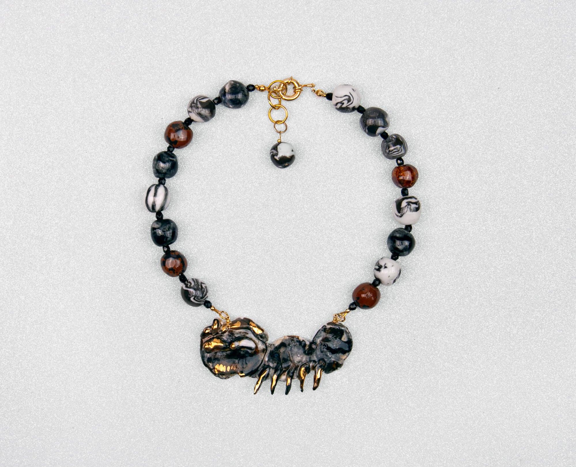Black ant necklace