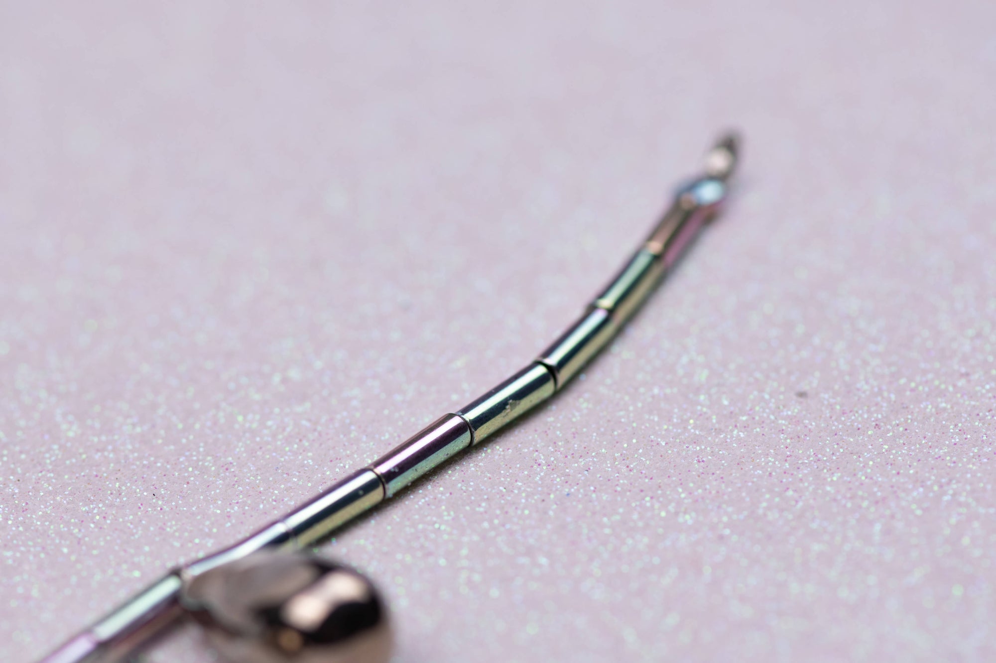 Modern droplet necklace