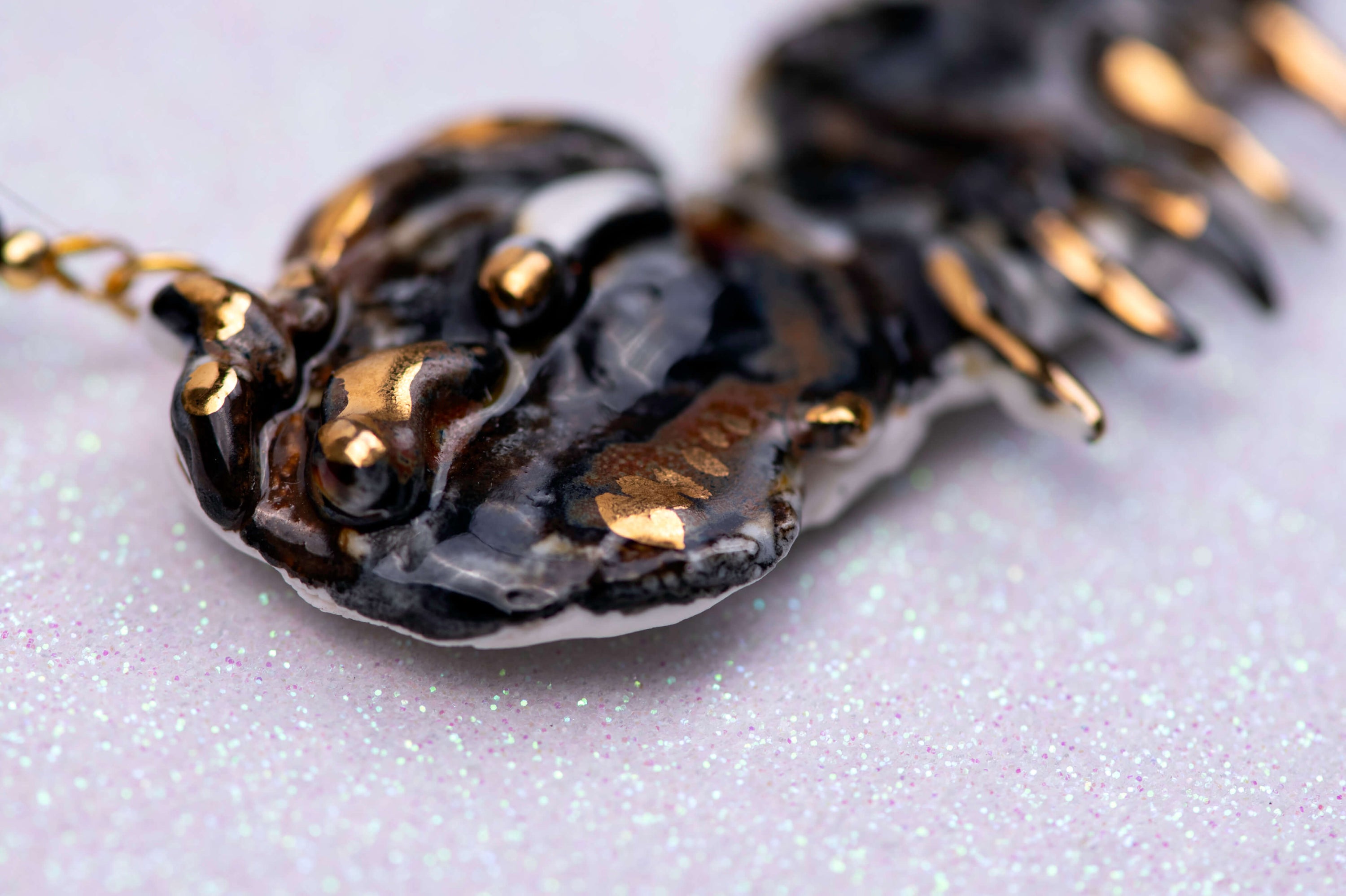 Black ant necklace