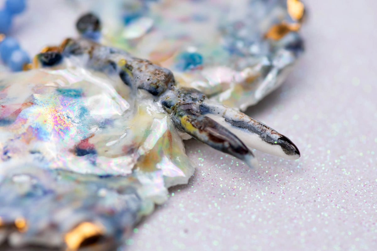 Blue butterlfy chocker