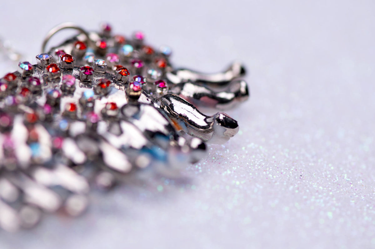 Fairytale silver caterpillar necklace