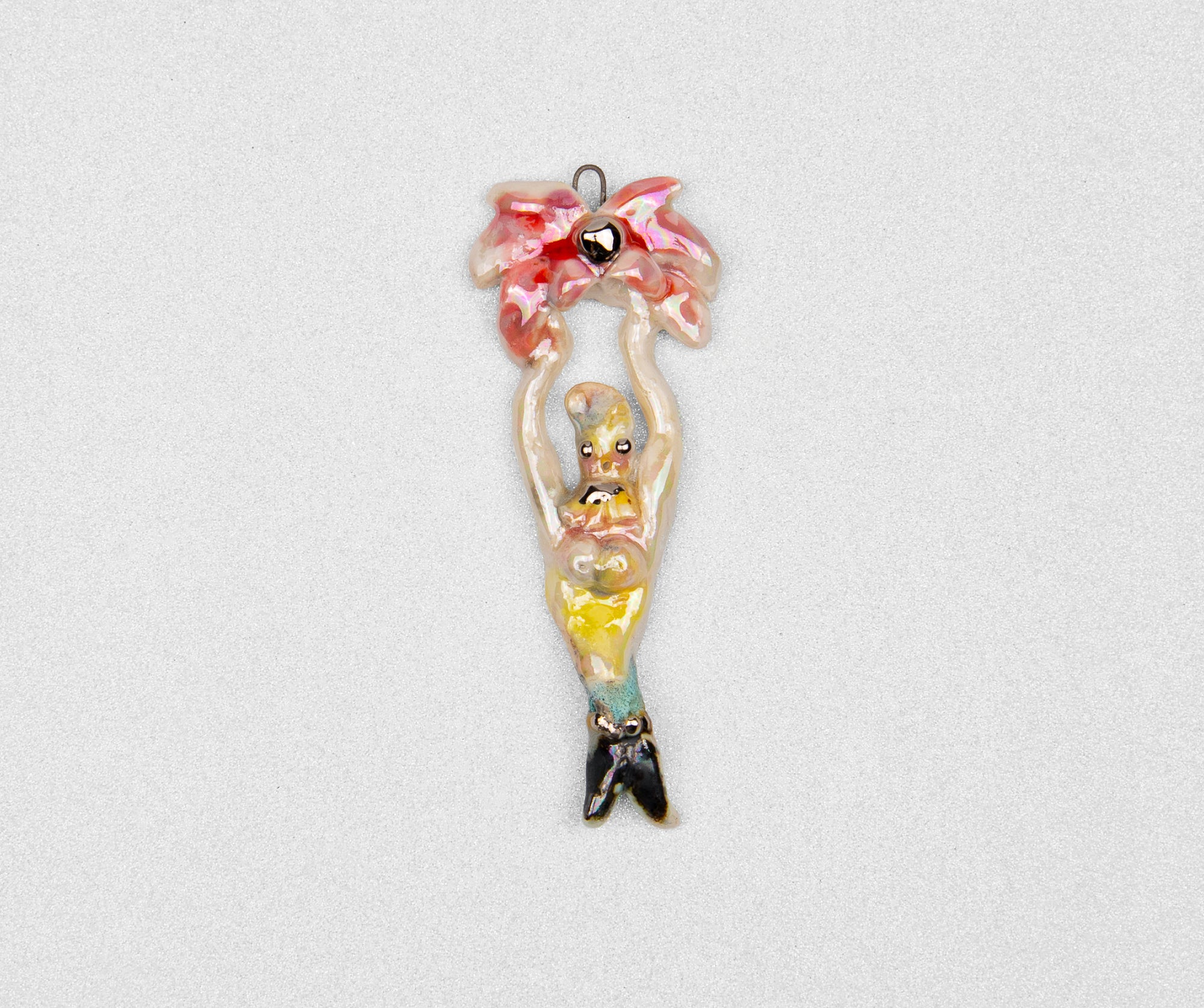 Blooming mermaid charm