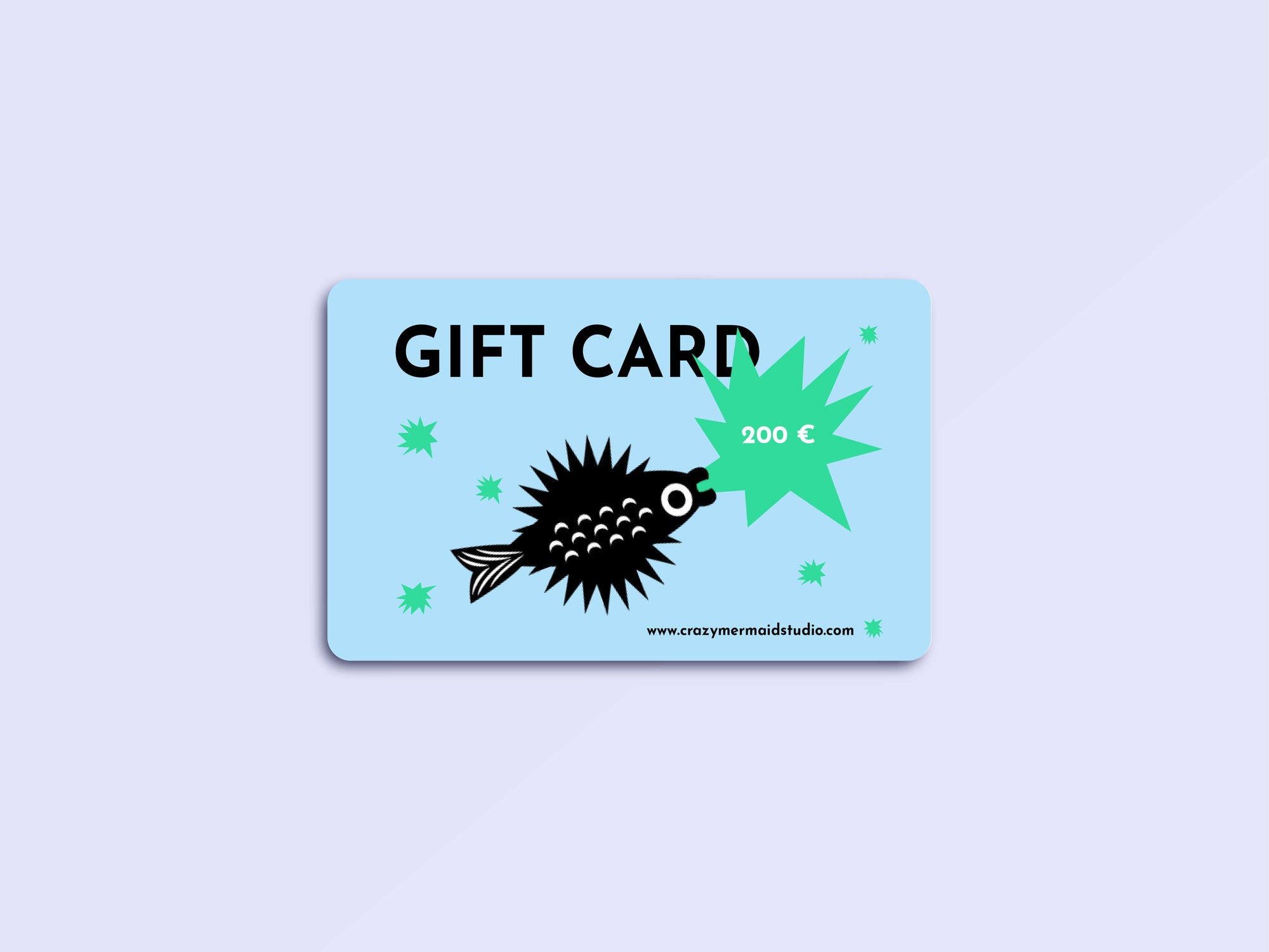 Gift Card Crazy Mermaid Studio