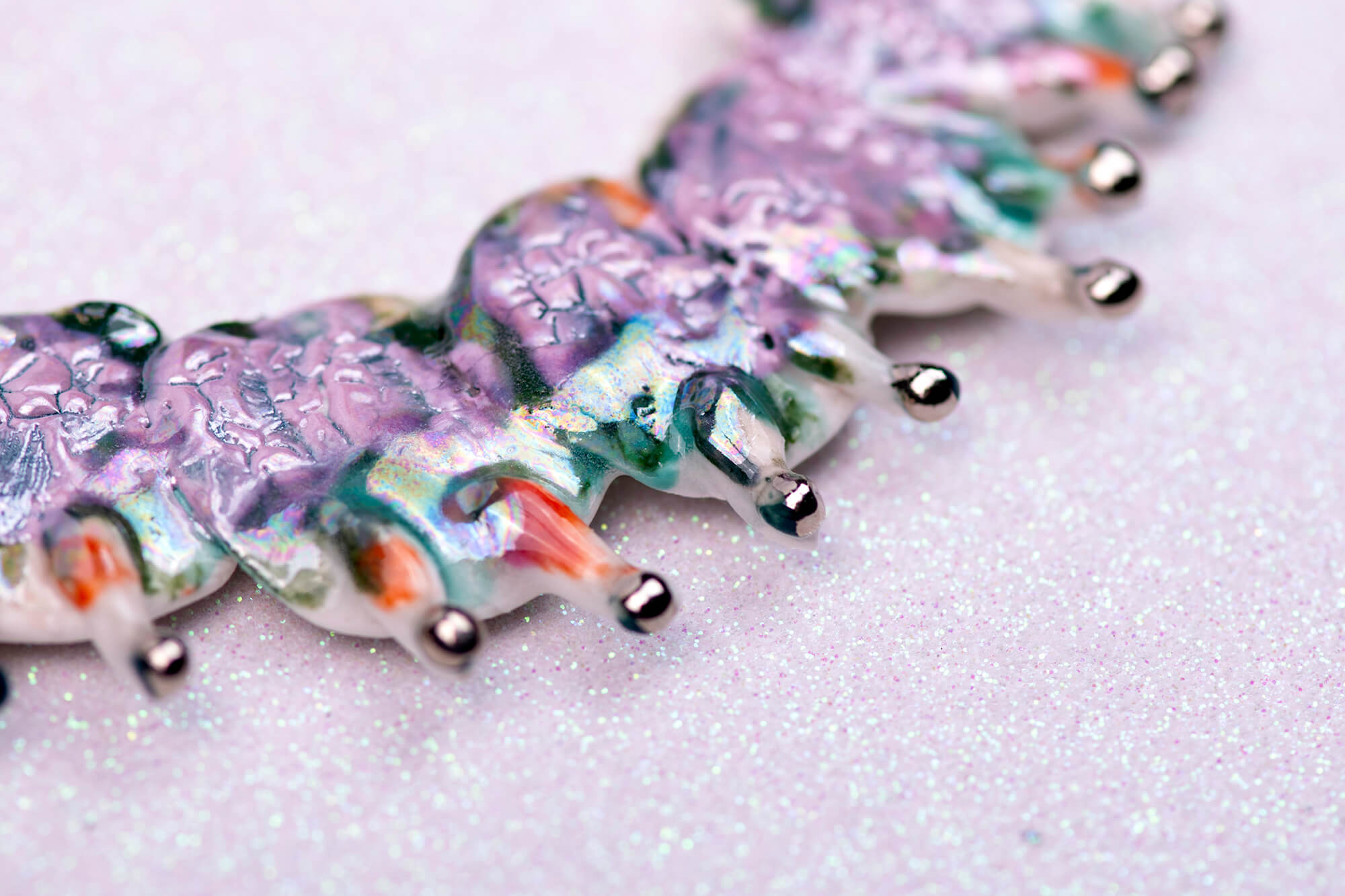 Colorful crunchy caterpillar