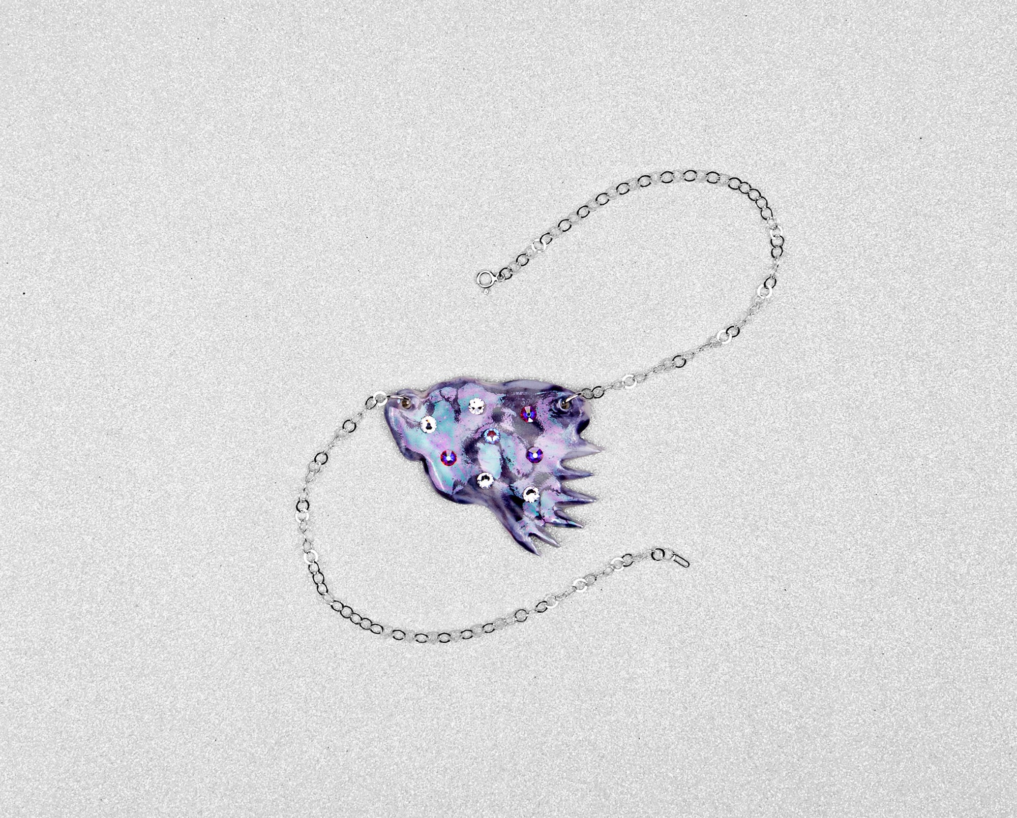 Crystal splash necklace