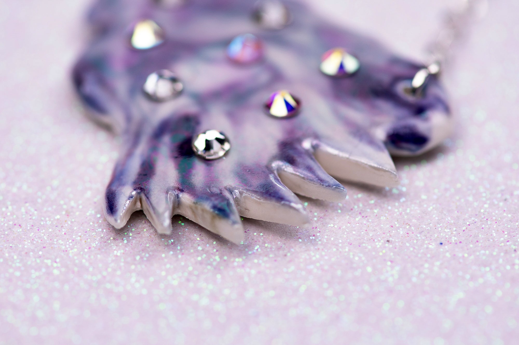 Crystal splash necklace
