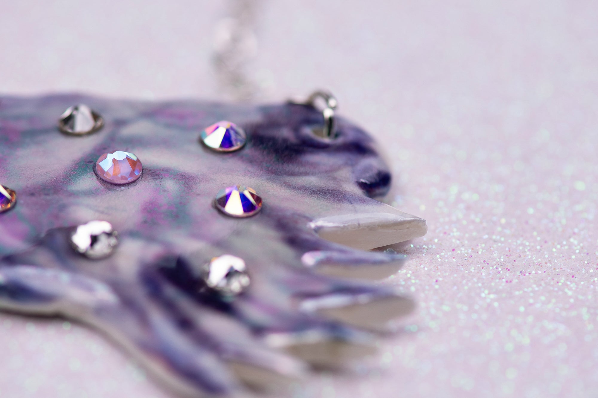 Crystal splash necklace