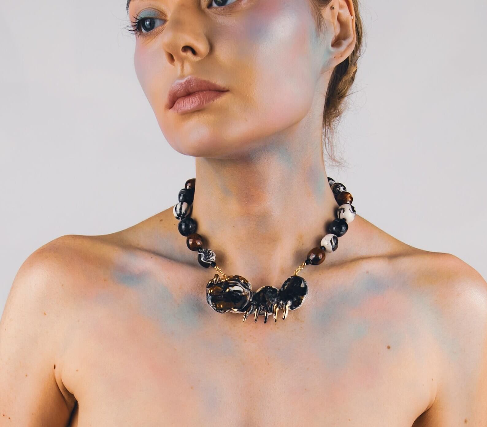Black ant necklace