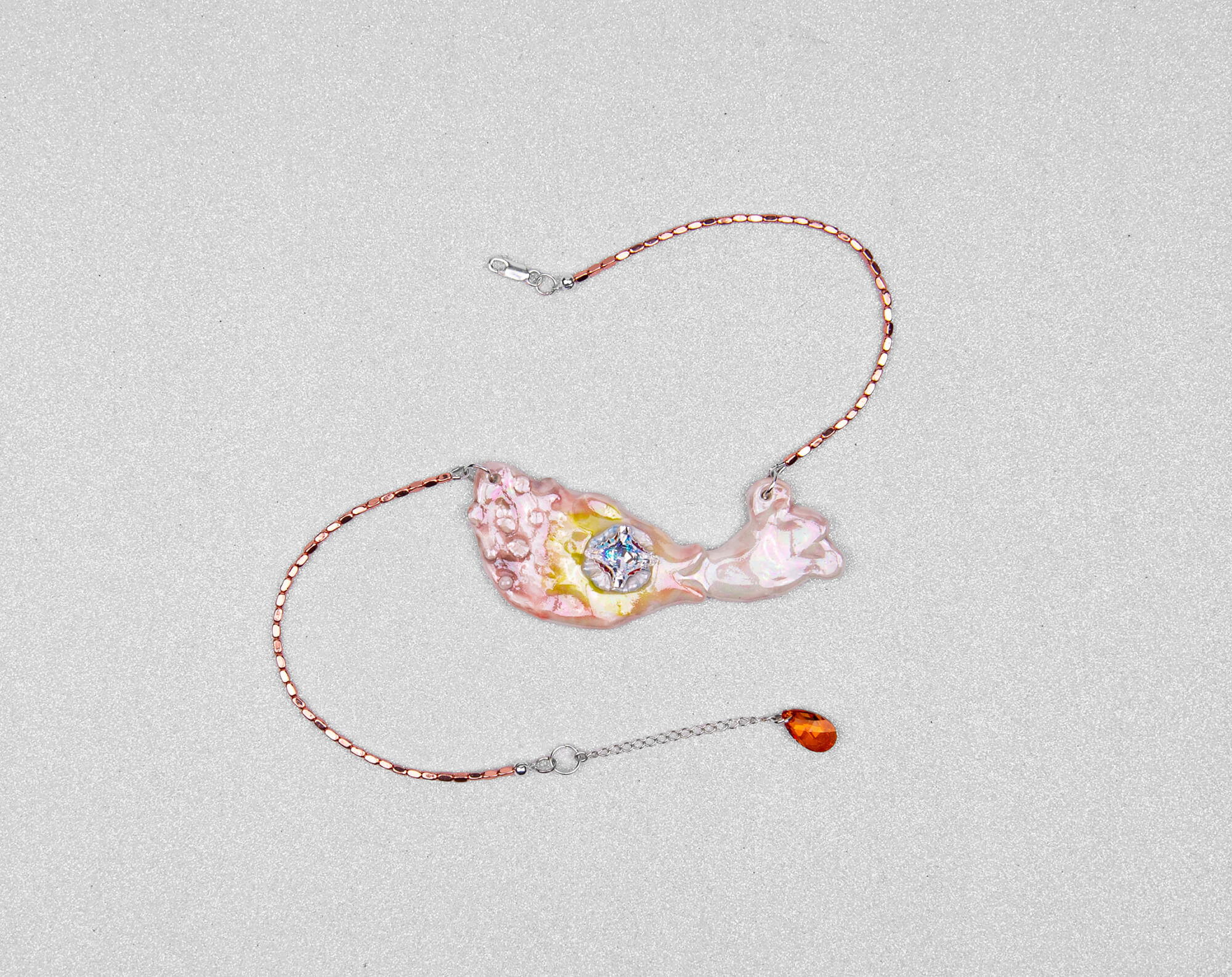 Whimsical mermaid necklace