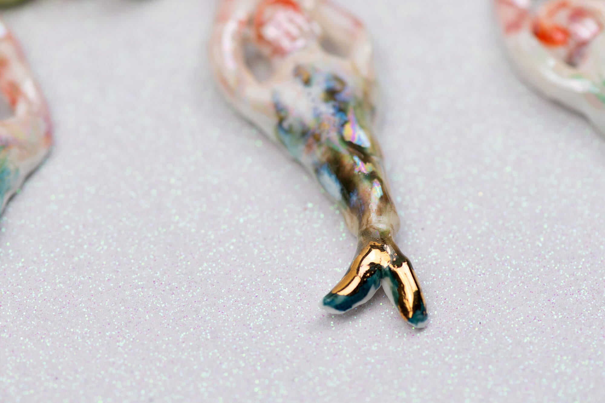 Mermaid trio choker