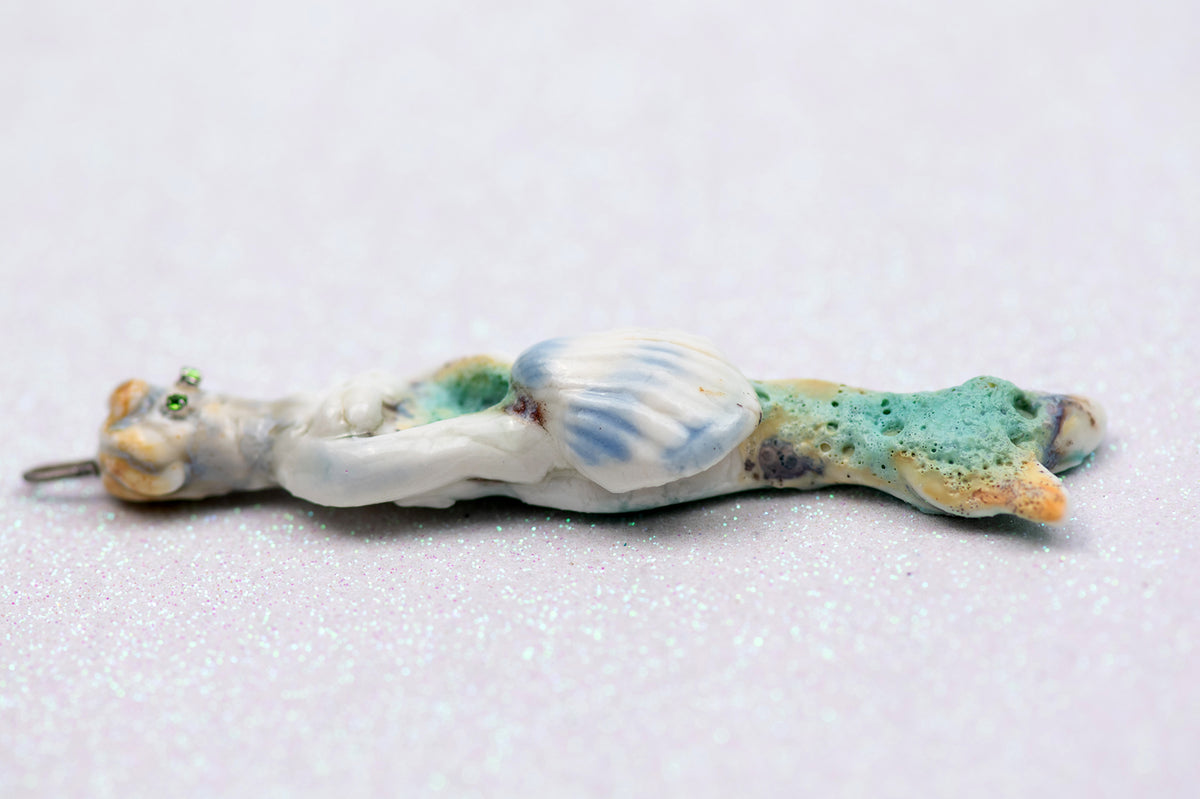 Foam mermaid charm