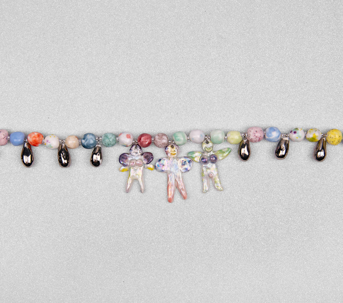Colorful angel necklace