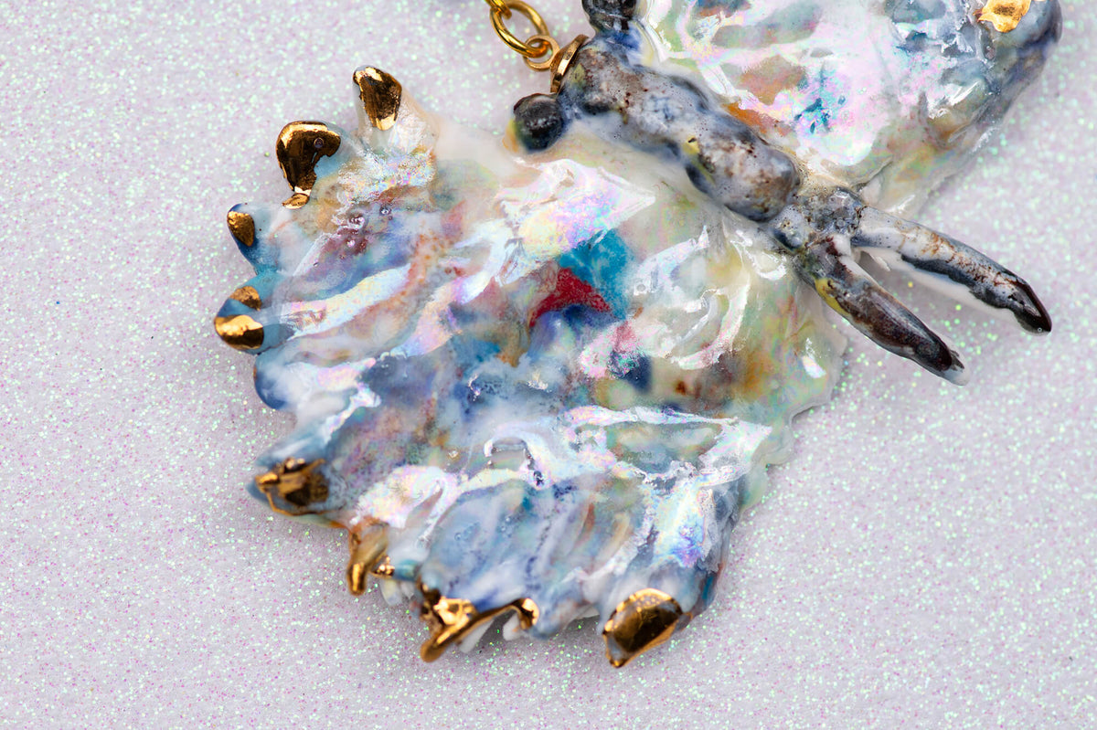 Blue butterlfy chocker