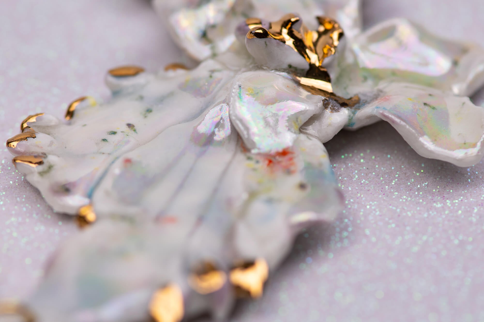 Lotus pearl necklace
