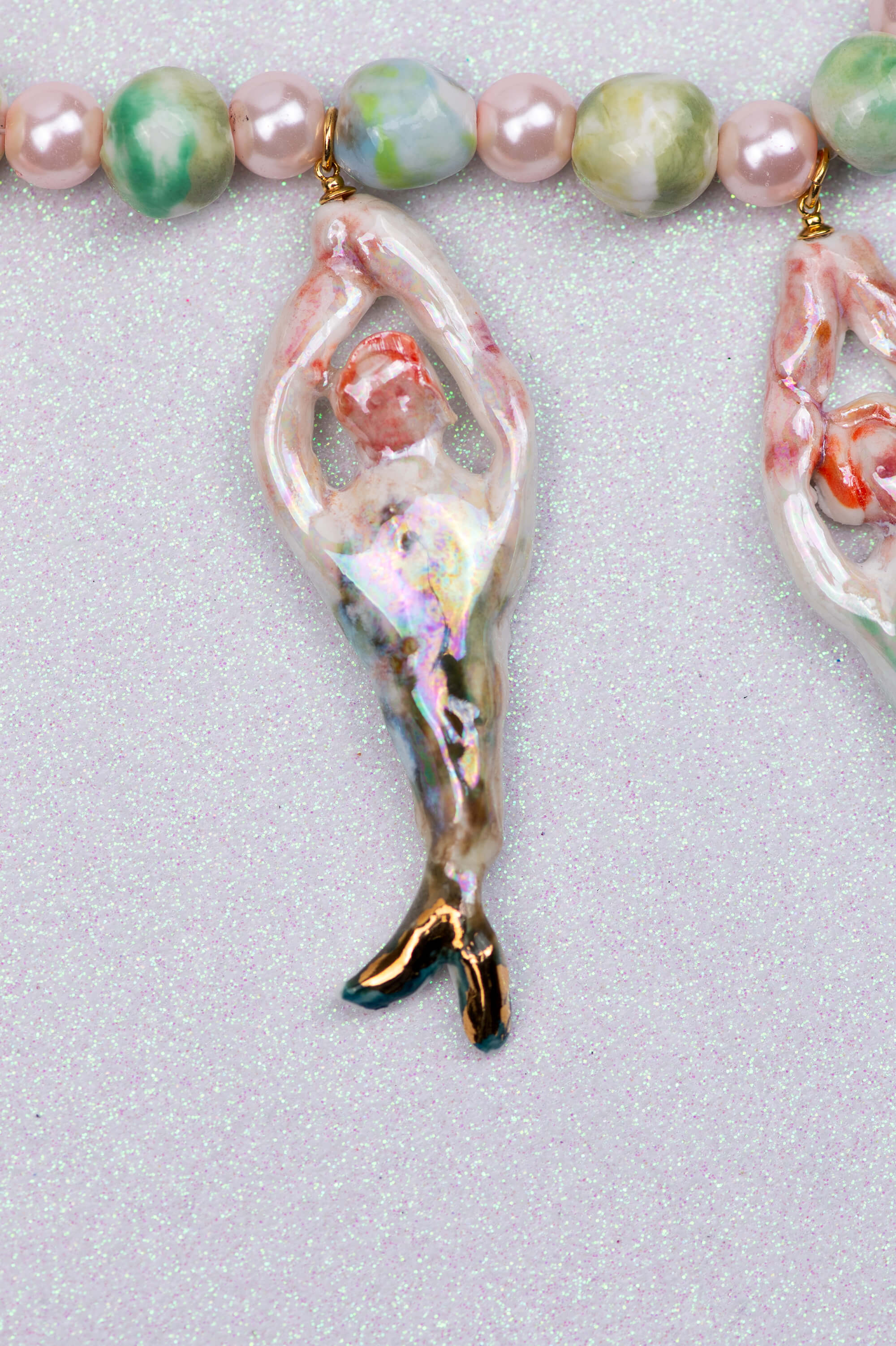 Mermaid trio choker