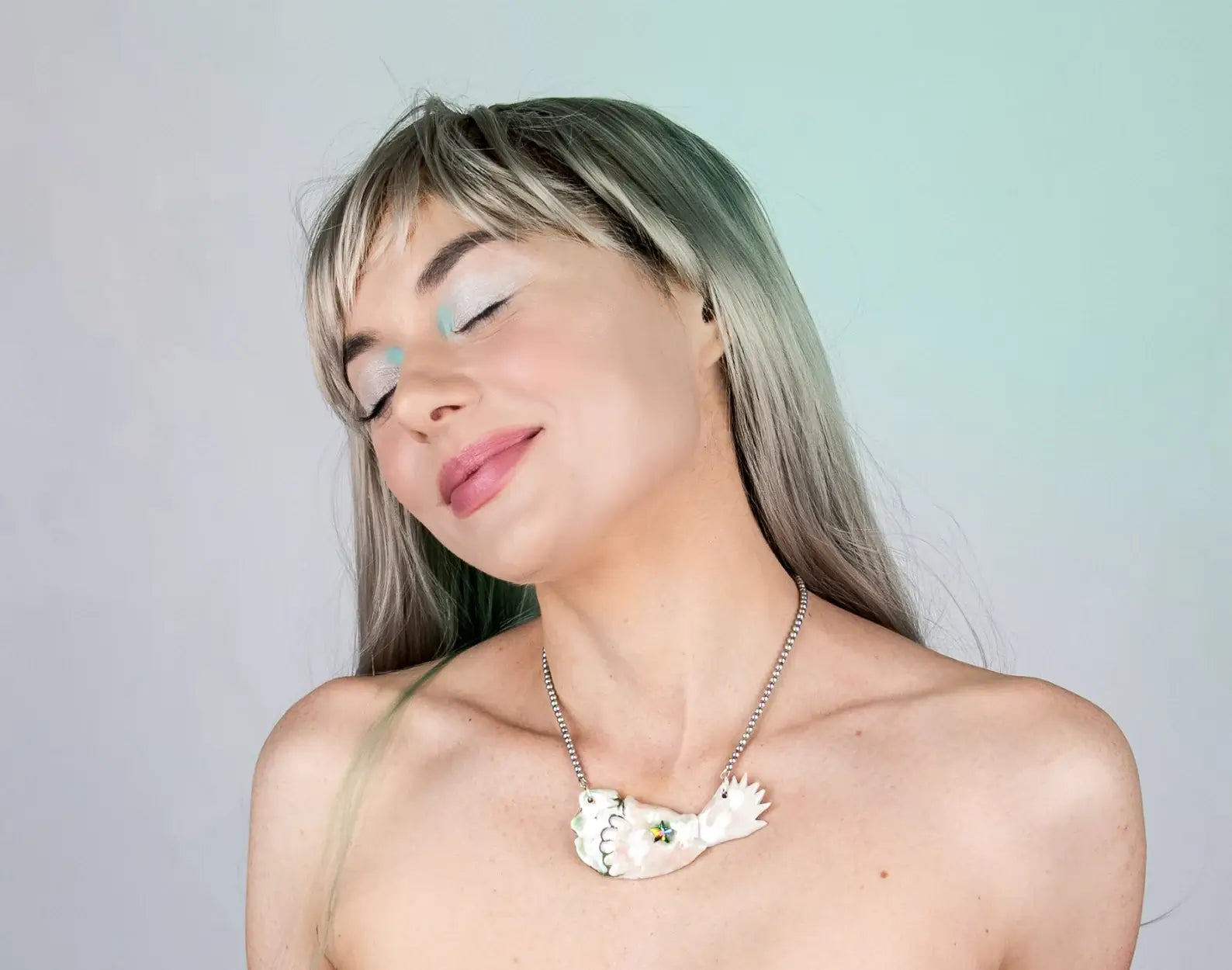 Sparkling mermaid necklace