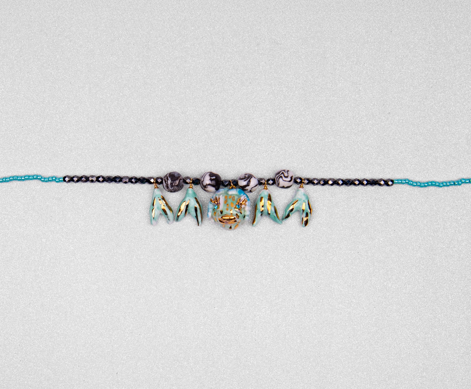 Fairytale necklace with fins