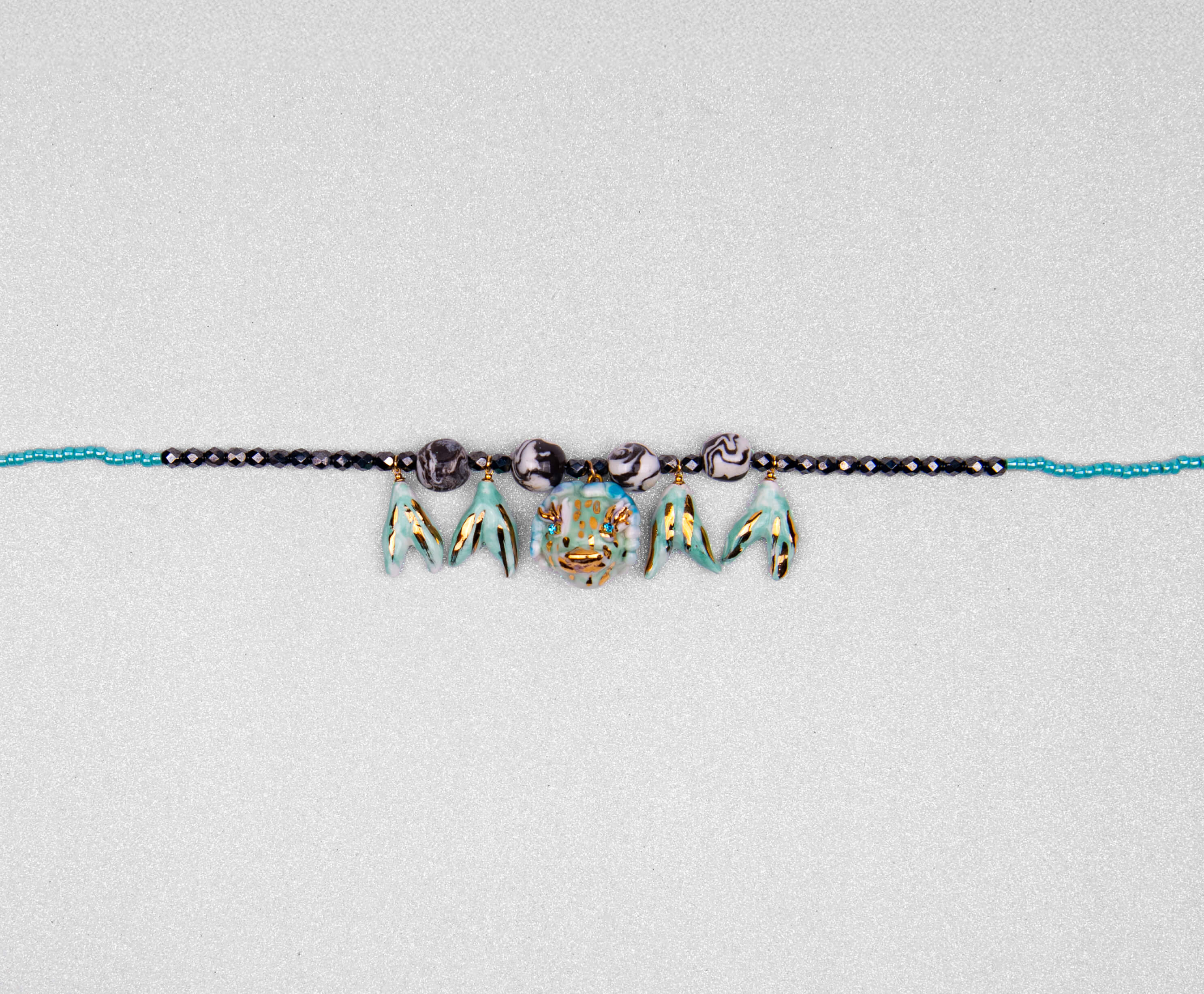 Fairytale necklace with fins