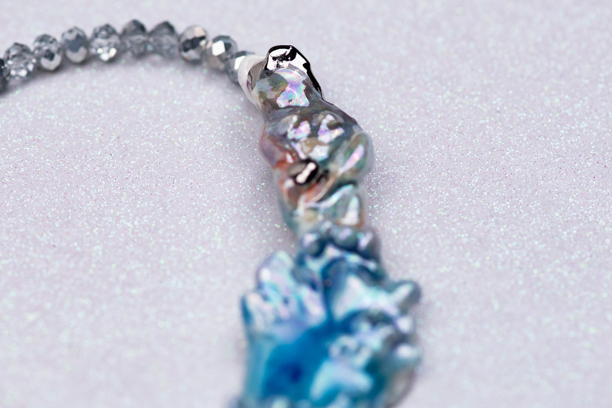 Big blue mermaid statement