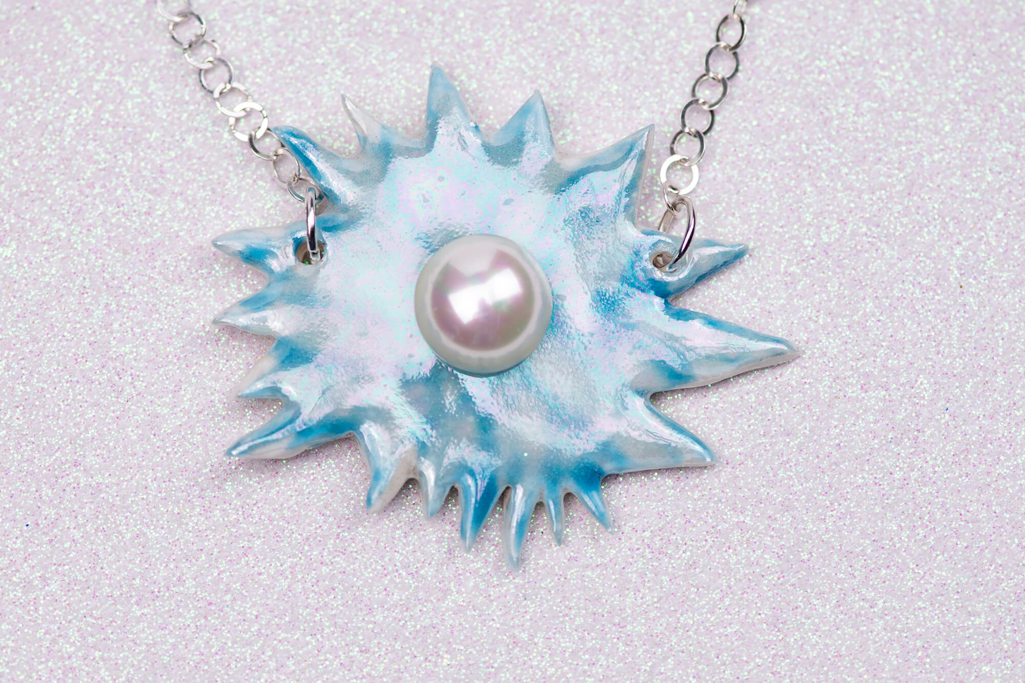 Pastel splash necklace