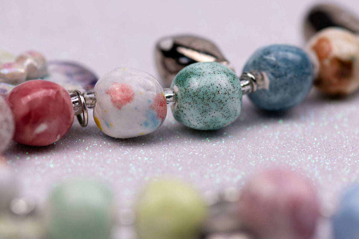 Colorful angel necklace