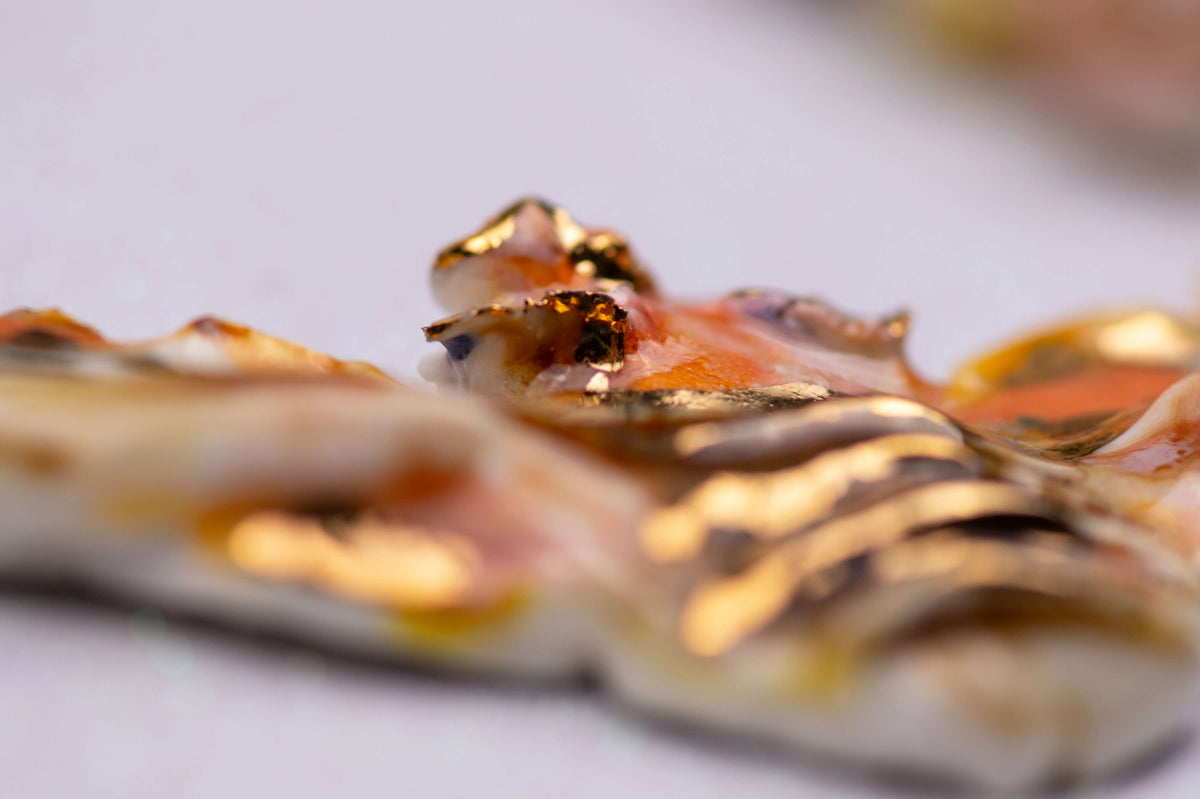 Gold bee necklace
