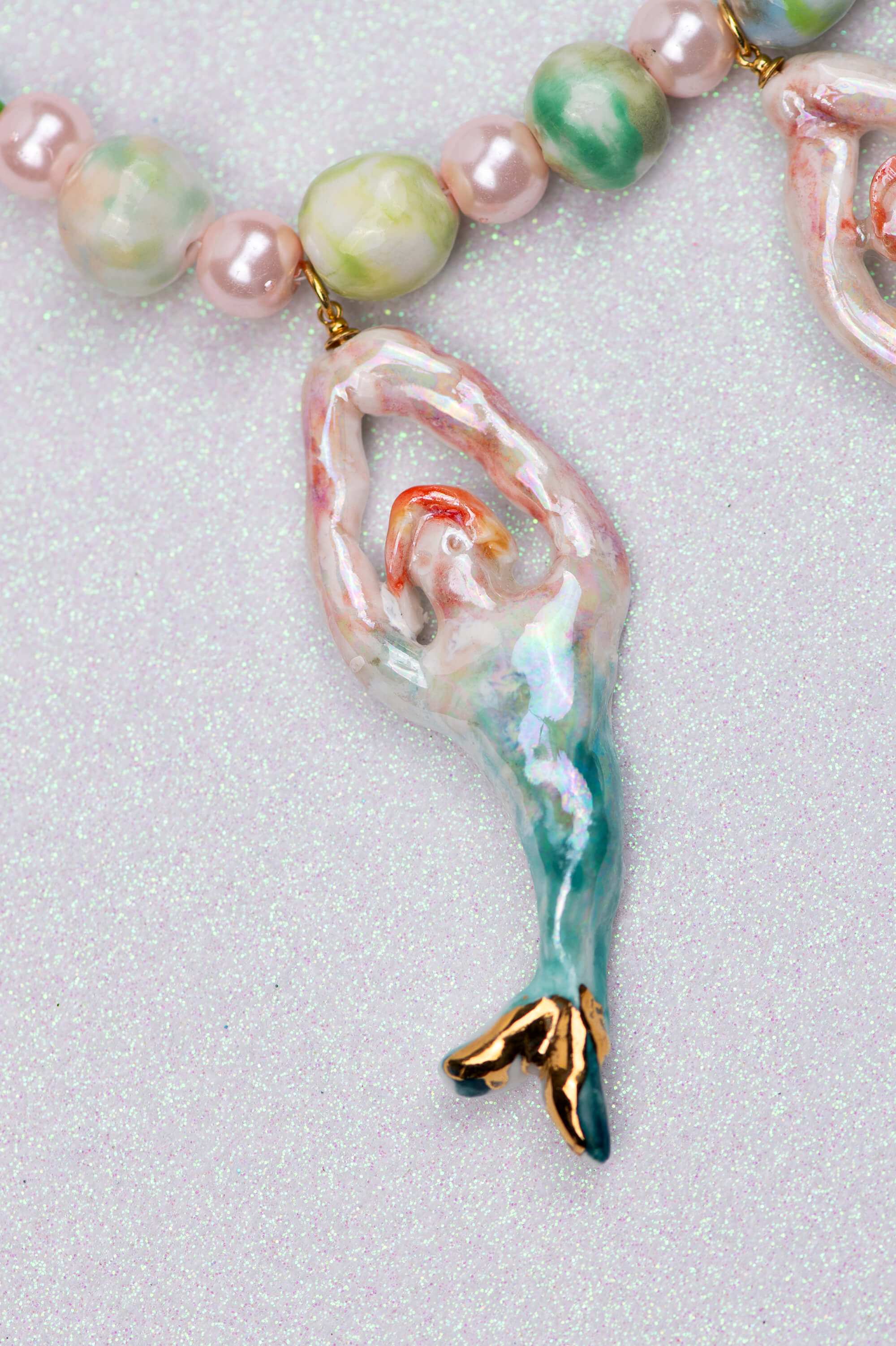 Mermaid trio choker