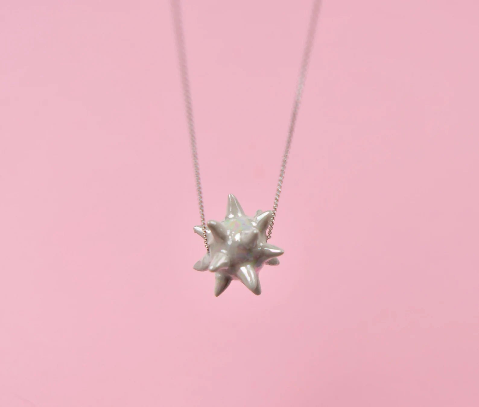 Shimmering spiked star