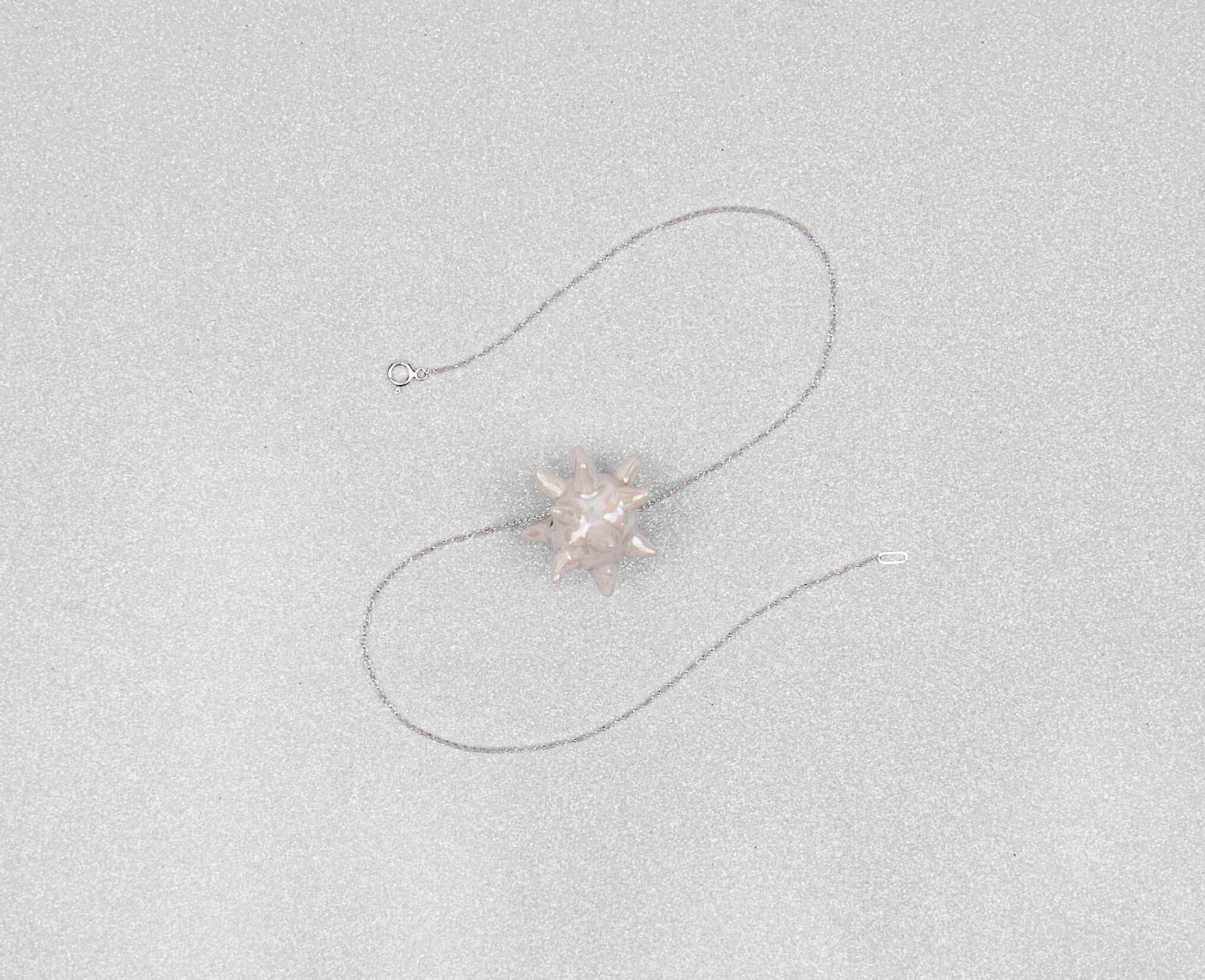 Shimmering spiked star