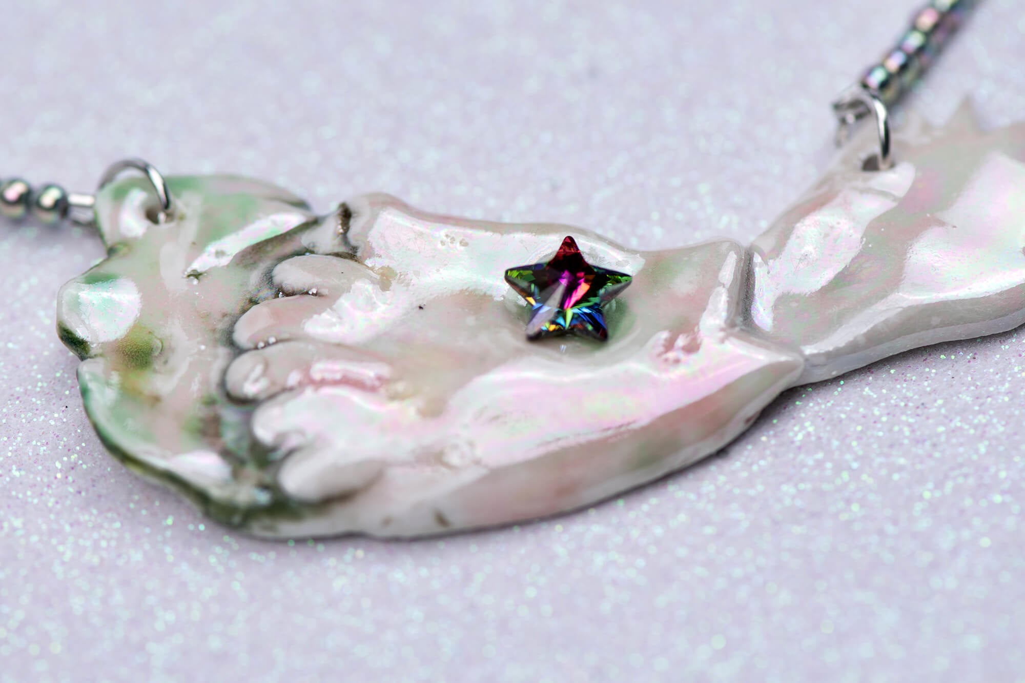 Sparkling mermaid necklace
