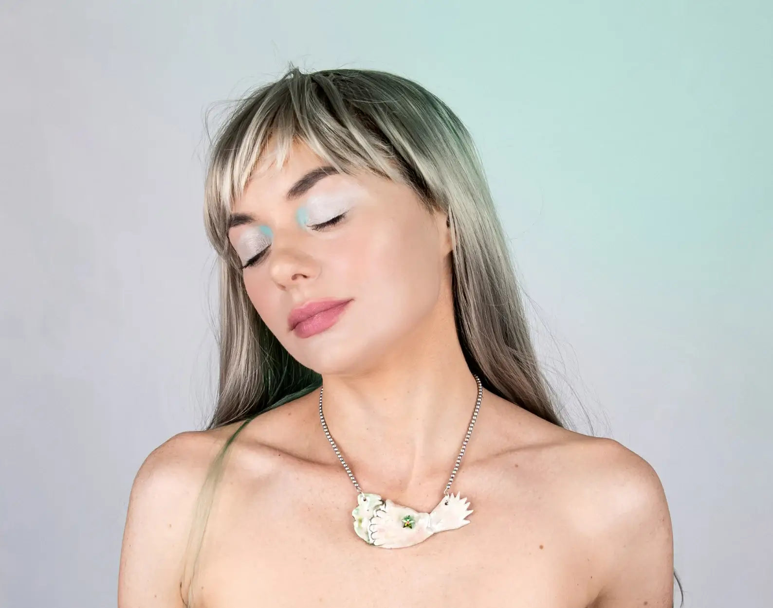Sparkling mermaid necklace