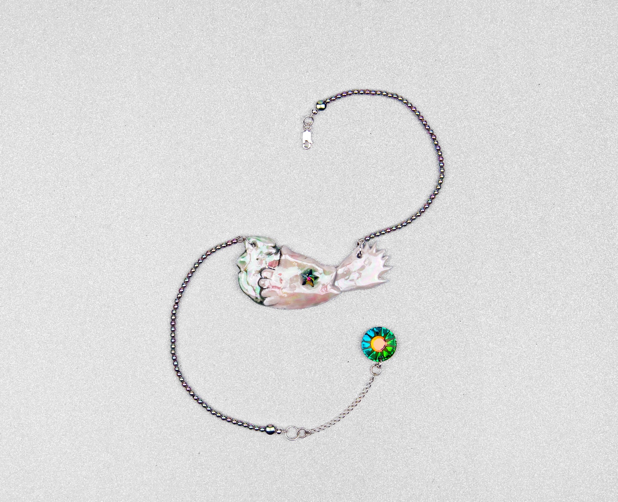 Sparkling mermaid necklace