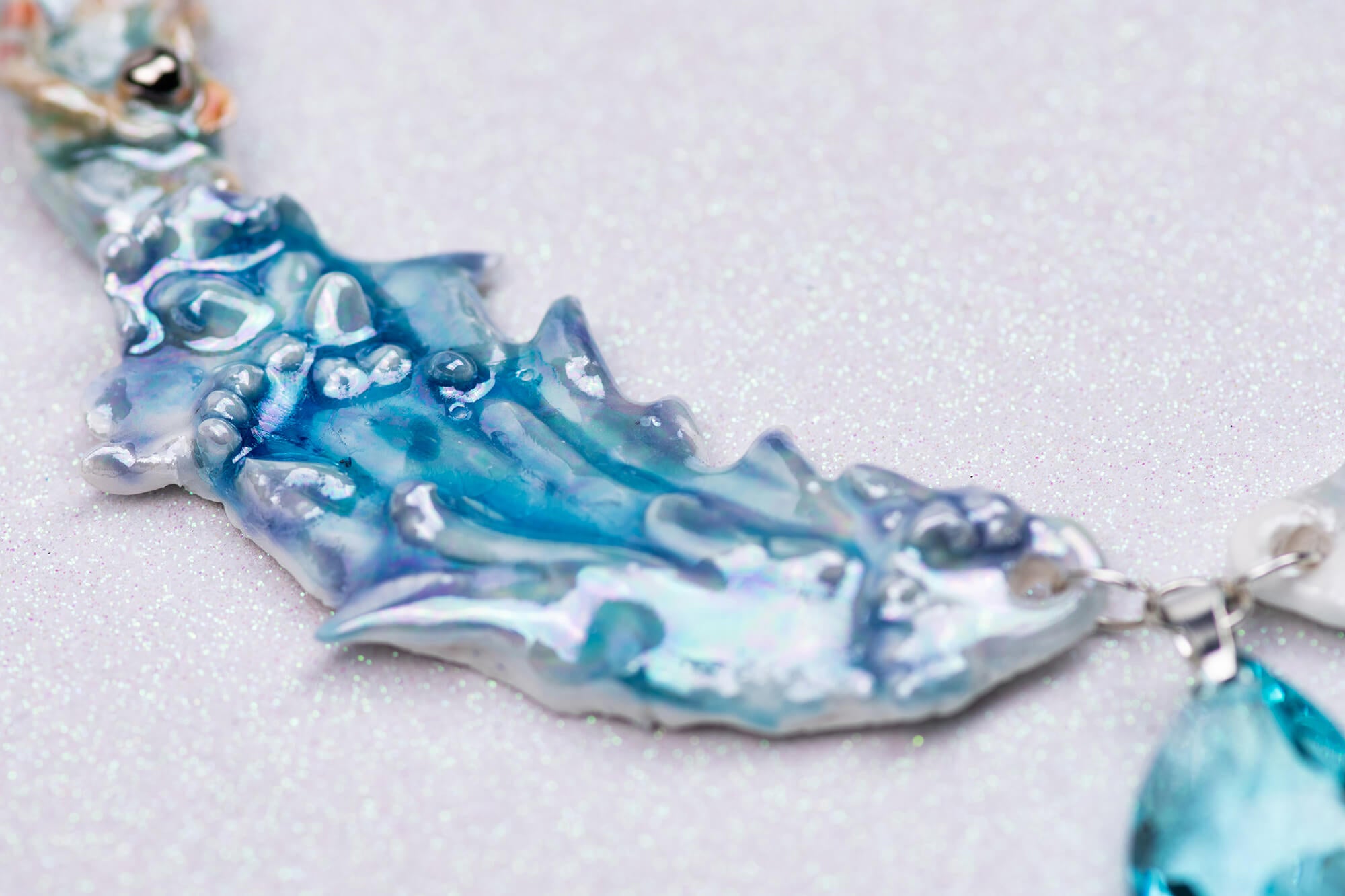 Big blue mermaid statement