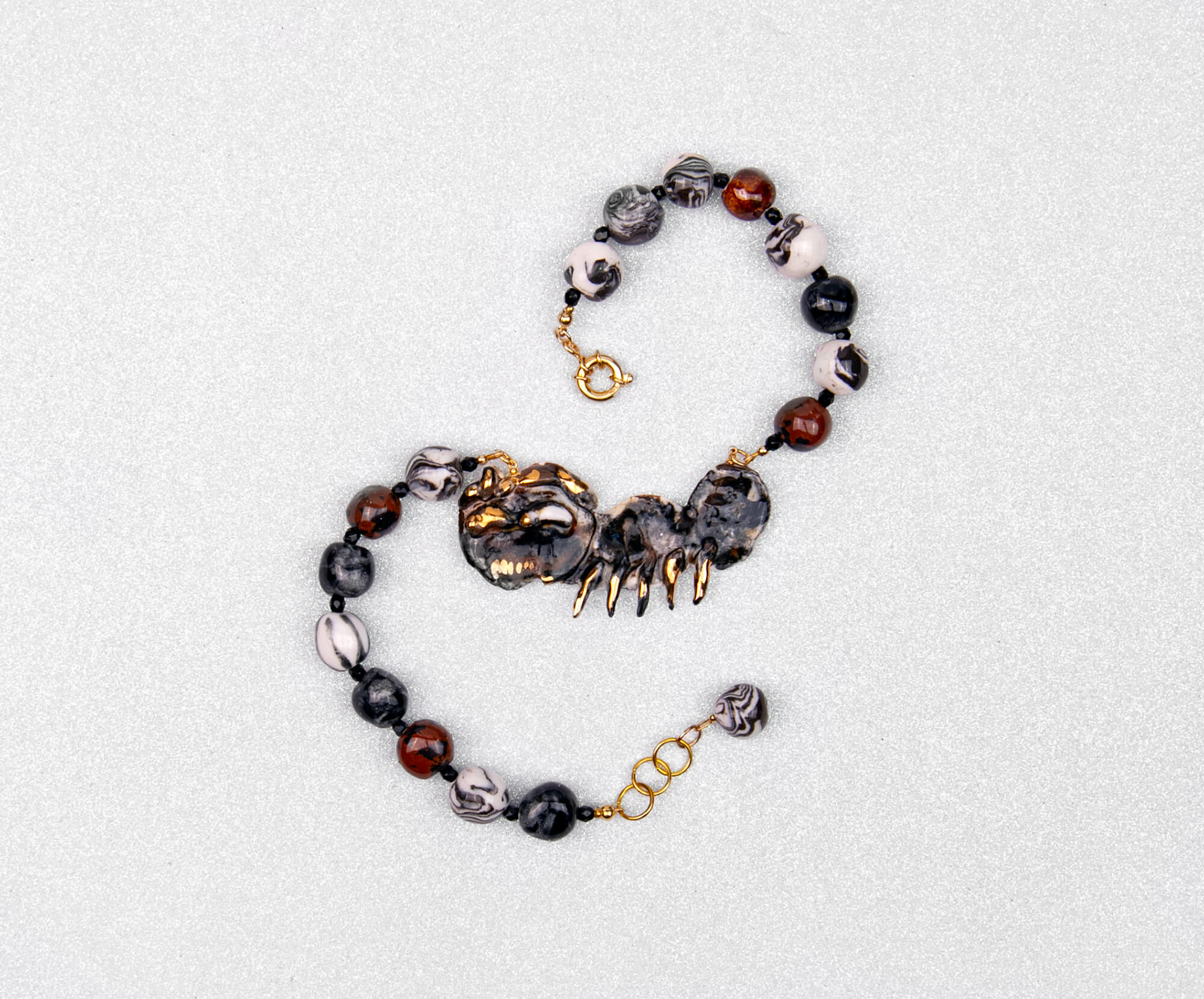 Black ant necklace